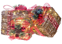 Load image into Gallery viewer, Rattan Collection Set 3 LED Gift Boxes